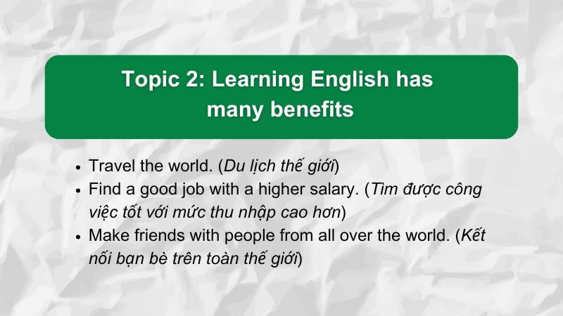 vstep speaking part 3 8